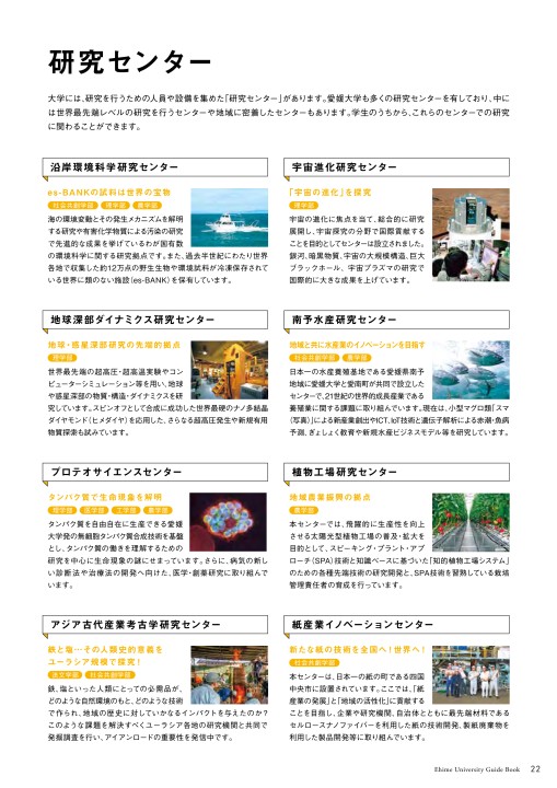 愛媛大学 Guide Book 21