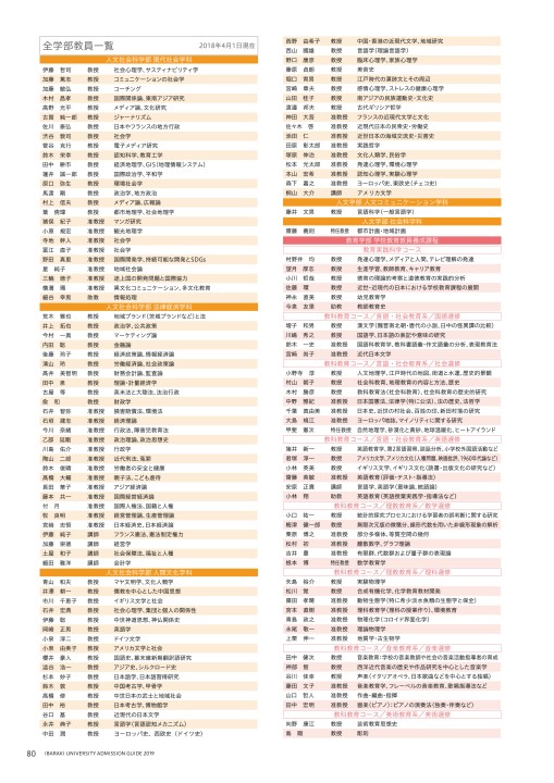 茨城大学 ADMISSION GUIDE 2019