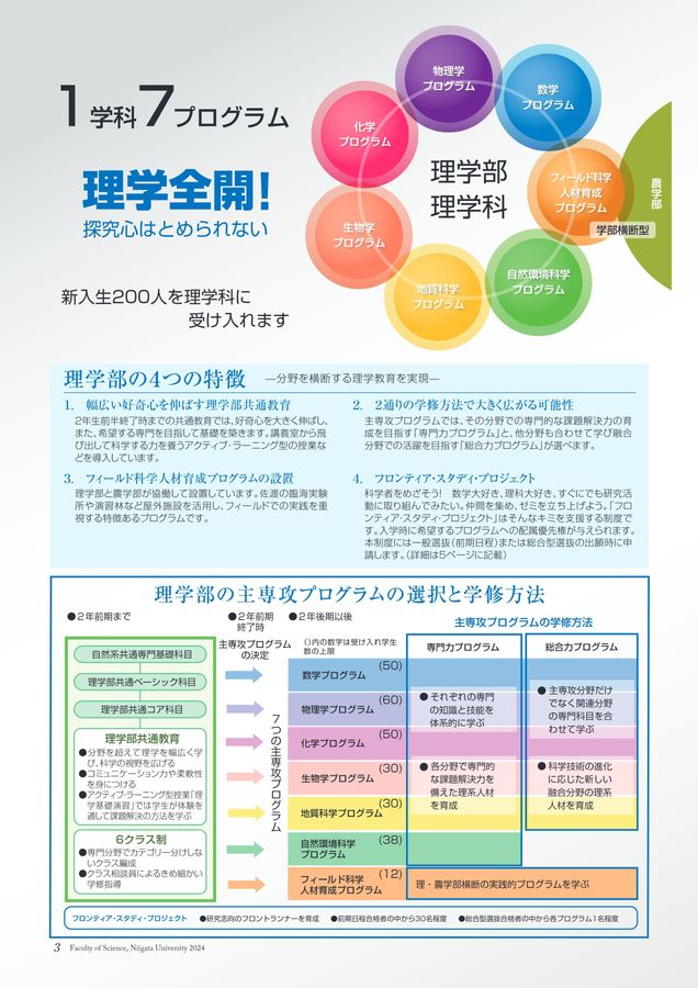 新潟大学 理学部案内2024