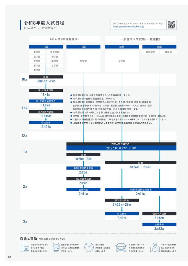 東北大学 大学案内 2026年度入学者用