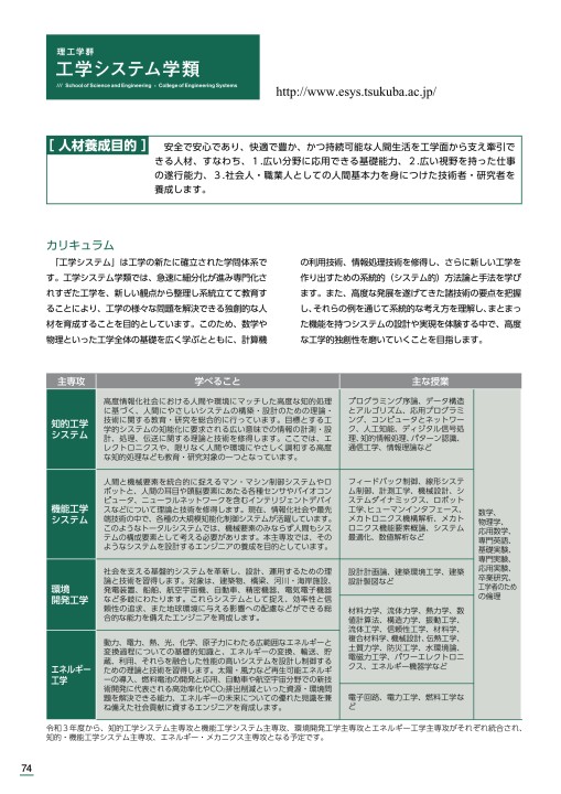 筑波大学入学案内 21