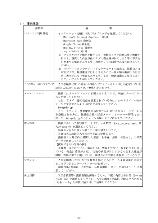 富山大学 令和3年度 学生募集要項 一般選抜