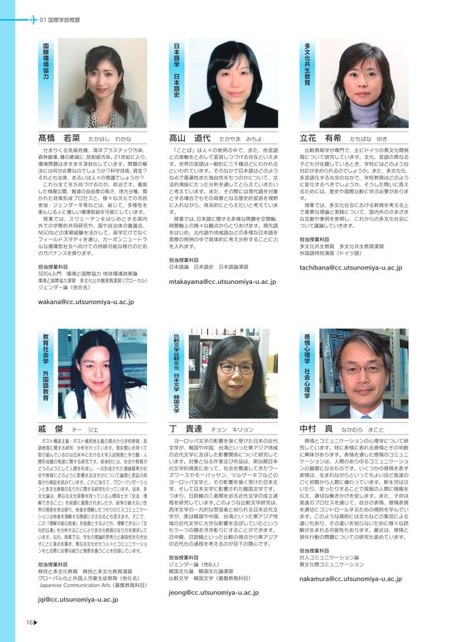 宇都宮大学 国際学部 2023